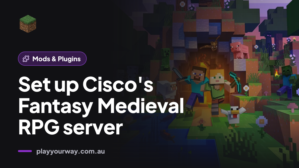 Set up Cisco's Fantasy Medieval RPG server - Play Your Way